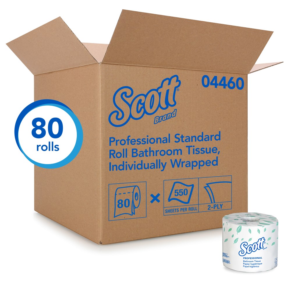 Kimberly Clark® Professional 04460 Scott® 2-Ply Standard Bathroom Tissue Rolls